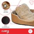 thumbnail image 3 of Cama para Perros Cuory Beige con Fondo y Base Antideslizante y Forro Acolchonado, 3 of 6