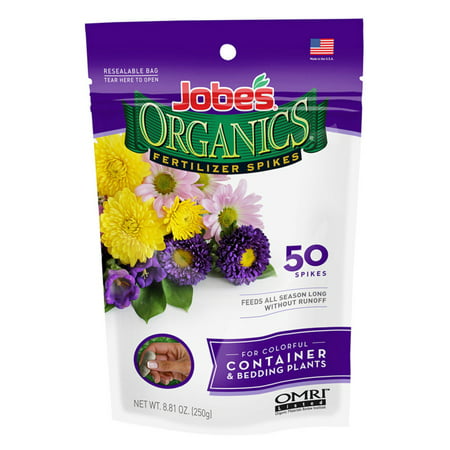 Jobe’s Organics 50ct. Container Flower Bed (Best Organic Fertilizer For Container Plants)