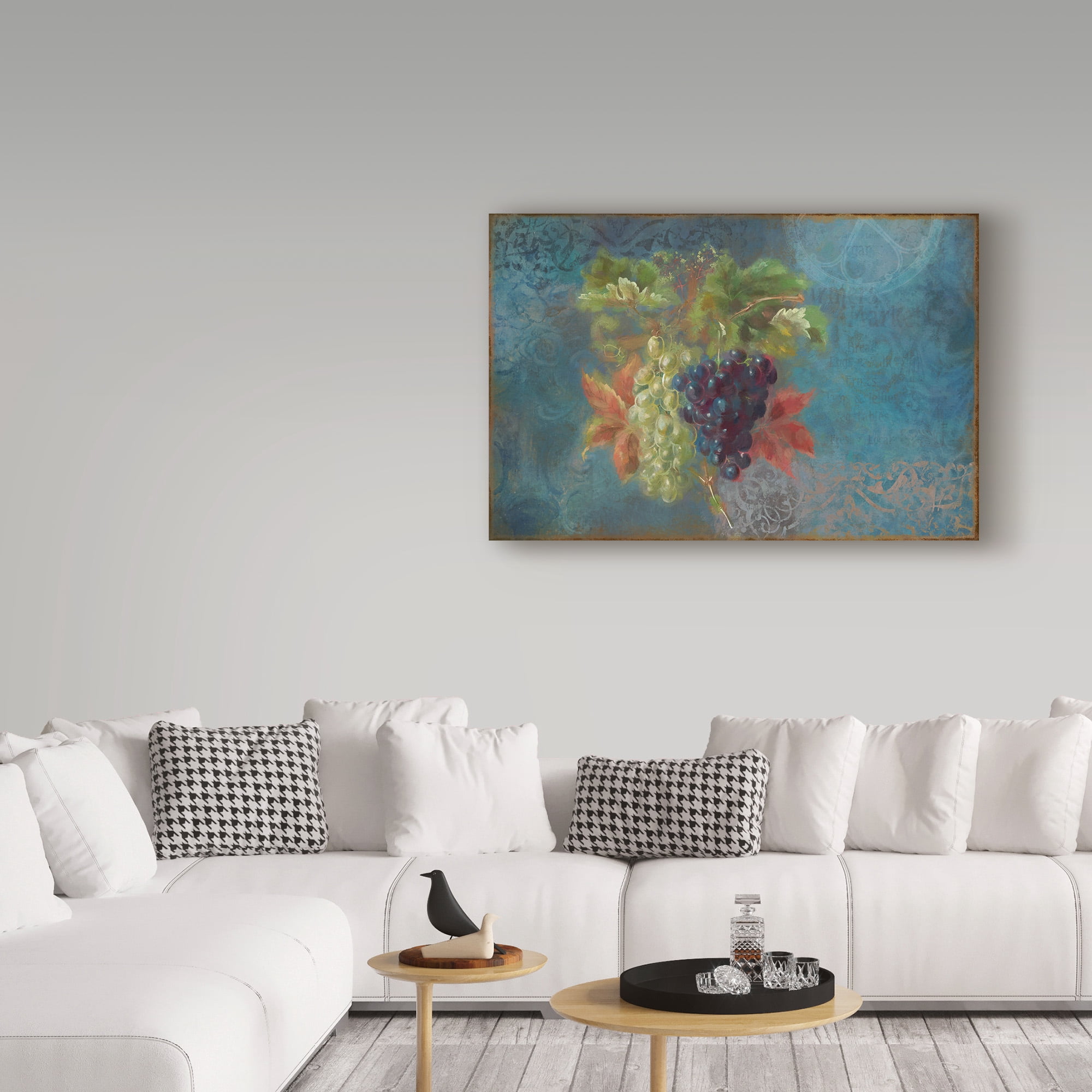 Trademark Fine Art 'Grapes Fruit Series' Canvas Art by Cora Niele