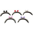 thumbnail image 1 of DIY Handbag Accessories8.5cm Semicircle Embossing Kiss Purse Clasp Lock Handbag Handle Ultimate Reliability, 1 of 8
