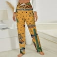 thumbnail image 3 of Tropical Jungle Leopard Vibrant Scene Winter Female Pants Flannel High Waist Women Pants Lady Warm Straight Leg Plush Trousers, 3 of 7
