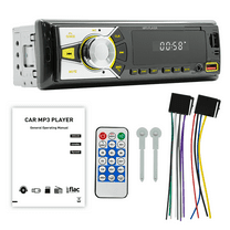 Woudy Bluetooth Car Stereo Radio Single DIN In-Dash FM AM Aux Input TF SD USB MP3 Radio Player
