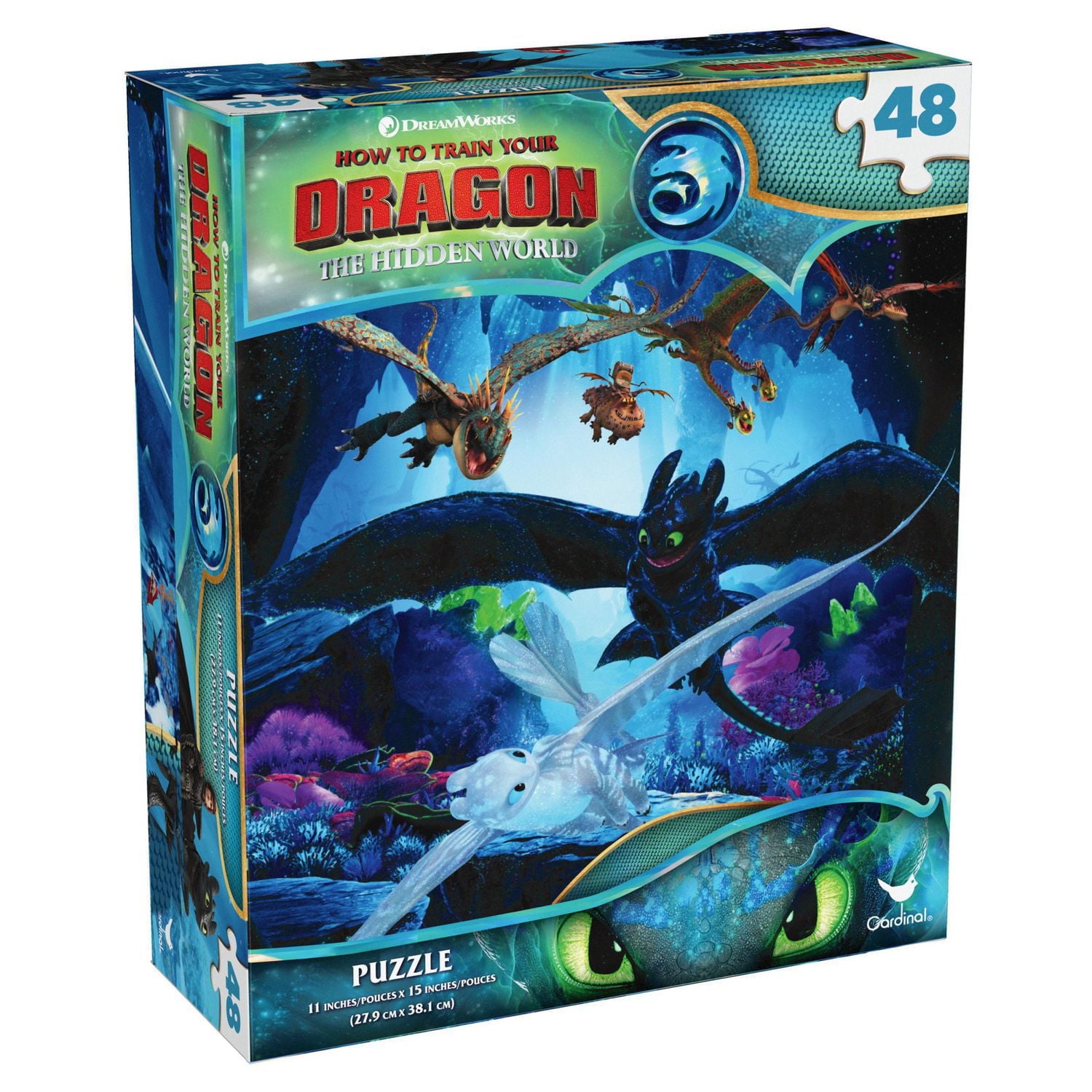 Comment entraîner son dragon, Puzzle de 48 pièces, pour les familles et les enfants à partir de 4 ans