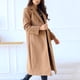 thumbnail image 4 of Puntoco Abrigo de mujer Moda mujer Manga larga Frente abierto Prendas de abrigo sueltas Blusa sólida Abrigos Tops Bolsillos con botones Blusa Abrigo Liquidación de Navidad Puntoco  Puntoco-1276, 4 of 9