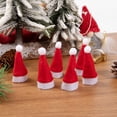 thumbnail image 3 of 20pcs Mini DIY Christmas Hat Design Lollipop Top Wraps Toppers Candy Packing Hat Wine Bottle Cap, 3 of 5