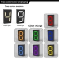 thumbnail image 4 of Placa de puerta numérica DIY Bewildely con energía Solar recargable 0-9 Doble color, 4 of 6