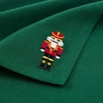 thumbnail image 3 of Elrene Home Fashions Holiday Embroidered Cotton Napkins, Set of 4, Green, 17" x 17", 3 of 3