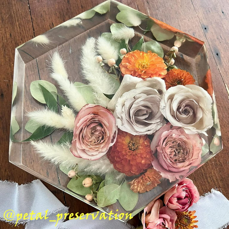 Hexagon Silicone Mould Set Resin Flower Preservation – Craft