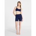 thumbnail image 2 of No Boundaries Women's Cotton Rib Wireless Bralette, Sizes XS-XXXL, 2 of 5