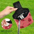thumbnail image 4 of Haosy Beautiful Cherry Golf Mallet Putter Cover Strong Magnetic Leather Golf Club Headcover Closure, 4 of 7
