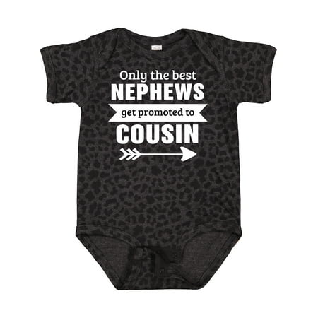 

Inktastic Only the Best Nephews Get Promoted to Cousin Gift Baby Boy or Baby Girl Bodysuit