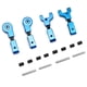 thumbnail image 1 of For 1/10 TT02 Modified RC Drift Car Remote Control Cars Upgrade Accessories-Blue Lower Arm, 1 of 5