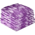 thumbnail image 4 of GZHJMY Soft Absorbent Reusable Kitchen Towels, Set of 6|28x18 in, Purple Gift and Silver Ball Dining Kitchen Living Room Tea Towels Dish Towels Decorative Towels, 4 of 7