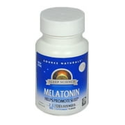 Source Naturals Sleep Science Melatonin 2.5 mg Lozenges, Peppermint, 120 Ct