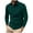 Green, variant on Men's Knit Polo Shirts Long Sleeve Sweater Polo Lightweight Fashion Casual Collared Shirts White
