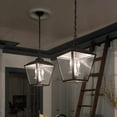 thumbnail image 4 of Kichler 52474 Dame 2 Light 13" Wide Taper Candle Pendant - Character Bronze, 4 of 10