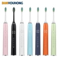thumbnail image 2 of Cepillo de dientes eléctrico sónico para adultos, cuidado bucal, blanqueamiento dental, masaje de encías, 5 modos, impermeable, inalámbrico, recargable, X300, 2 of 5