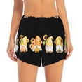 thumbnail image 2 of KLL Hello Spring Sunflower Gnomes Pattern Shorts Women,Athletic Shorts High Waisted Running Shorts Pocket Sporty Short Gym Elastic Workout Shorts-XX-Large, 2 of 7