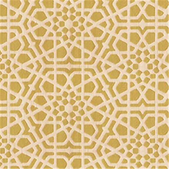 508 Two Tone Woven Jacquard Fabric - Gold
