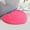 Hot Pink, variant on Ycandiee Heart Shaped Rugs, Bath Mats, Cute Rugs Non Slip Washable for Home Entrance Bathroom Shower Floor Decor, 19.69"x23.62"