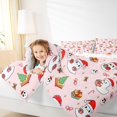 thumbnail image 6 of Manfei Kawaii Christmas Ghost Bedding Comforter Set, Santa Claus Gift Twin Comforter Sets, Happy Western Holiday Reversible Bedding Set, Luxury Bedroom Decor, 2-Piece, 6 of 9