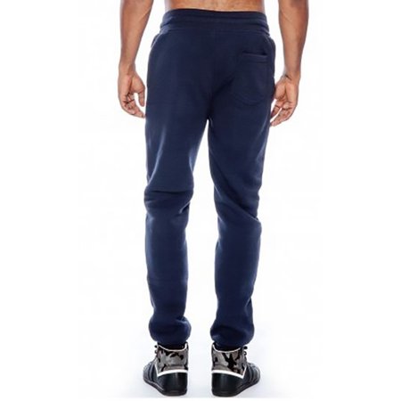 blu rock men's assorted fleece lined jogger sweatpants