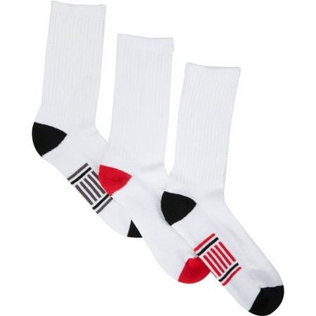Boys 3 Pack Crew Socks