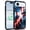 American Flag, variant on Compatible with iPhone 16 Pro Max Case for MagSafe, Anti-Slip Strips 2-in-1 All-Inclusive Dual-Layer Soft TPU + PC Back for Starry Night Blossom Tree