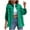 AA-Green, variant on Womens Ripped Distressed Denim Jacket Oversized Long Sleeve Jean Coat with Pockets Casual Frayed Hem Shacket Blue S