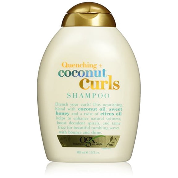 Organix Quenching Plus Shampoo, Coconut Soft & Silky LooKing Hair, 13oz