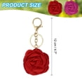 thumbnail image 2 of Uxcell Keychains Enameled Charm Personalized Key Ring Cute Keychain Purse Bag Accessories Red, 2 of 7