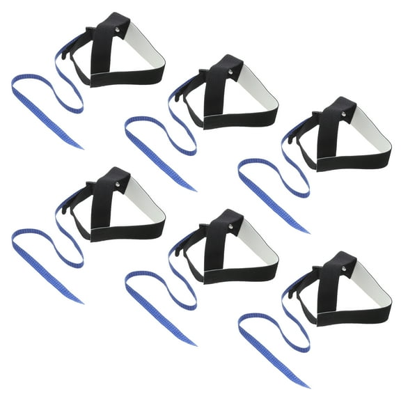 Uxcell 6pcs ESD Anti Static Foot Heel Straps Adjustable for Grounding Removing Static Black