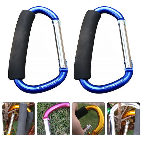 LOLIPPYY Large Size Aluminum Carabiner for Outdoor Use Durable and Lightweight Hammock Accessory Assorted Colors