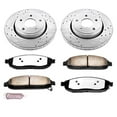 thumbnail image 3 of PowerStop Front Z36 Truck & Tow Carbon-Fiber Ceramic Brake Pad and Drilled and Slotted Rotor Kit Fits: JEEP Select Models K2219-36, 3 of 9