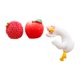 thumbnail image 2 of 3 piezas de adornos de frutas para el salpicadero del coche, adornos para consola central del automóvil, figuras de frutas de resina para sala Manzana de lichi, 2 of 8