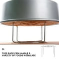 thumbnail image 2 of 3pcs Stainless Steel Cake Cooling Rack Bread Cooling Rack Round Stockpot Bread Cake Shop Cookie Baking Cooling Steaming Rack Silver, 2 of 9