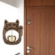 thumbnail image 3 of Timbre magnético de madera para puerta, campanilla de viento para decoración del hogar, elegante, retro Nogal negro, 3 of 9