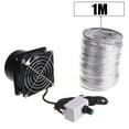 thumbnail image 1 of Chendee Smoke Absorber Fume Extractor Fan Pipe Duct Exhuast Fan Usb Adjustable Speed,Fan Plus 1M Pipe, 1 of 9