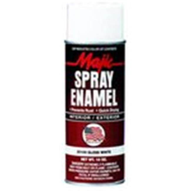 Majic Paints 8201028 10 oz. Matte White Spray Paint