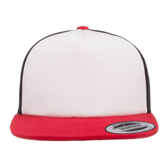 Flexfit By Yupoong Foam Trucker Cap With White Front
