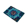 thumbnail image 3 of Autua Amanda Sage Flowers Sacred Geometry Home Fast Absorption Rug 24x16in, 3 of 5