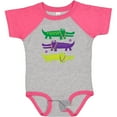 thumbnail image 3 of Inktastic Mardi Gras Holiday Alligators Boys or Girls Baby Bodysuit, 3 of 5