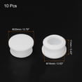 thumbnail image 3 of Silicone Snap in Locking Hole Plugs Panel Seal Cover for Kitchen Cabinet Furniture 16mm Diameter 10pcs, 3 of 7