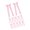 Pink, variant on 12Pcs Wedding Bowknot Ornament Adhesive Ribbon Bowknot For Candlestick Wedding Table Centerpieces Art Packaging