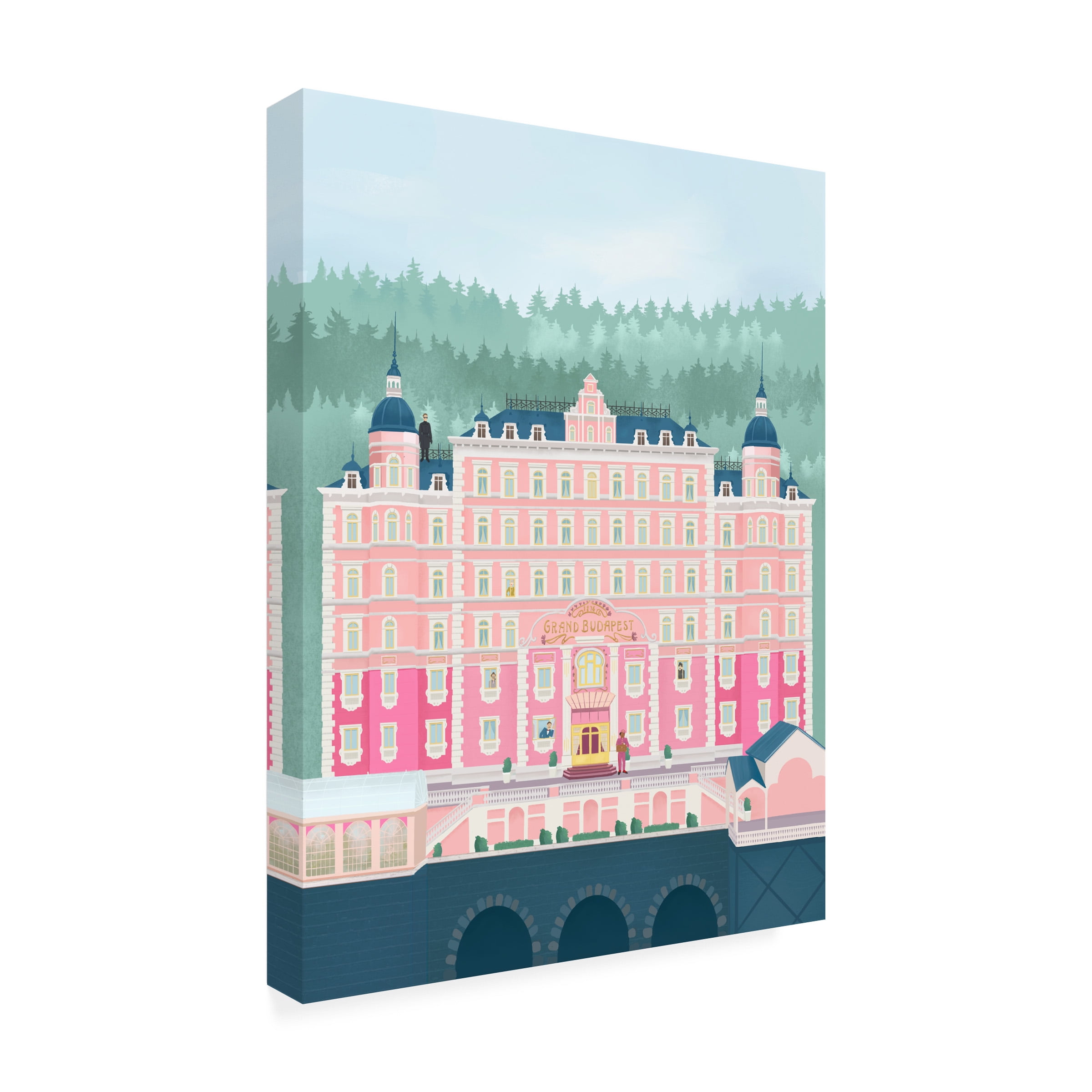 Petra Lizde 'The Grand Budapest Hotel' Canvas Art
