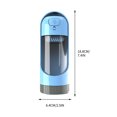 thumbnail image 2 of 2.5*9.4 Inch 300ml Outdoor Dog Water Bottle Dispenser - Leak Proof Water Bottle for Dogs On The Go with Food Container Multifunctional Travel Dog Water Bottle, 2 of 9