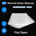 thumbnail image 4 of 100PCS Vinyl Record Protective Sleeve 12 Inch for Turntable Player LP Vinyl Record Self Adhesive Records Bag, 4 of 6