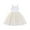 White, variant on GYRATEDREAM Toddler Baby Girls Spaghetti Straps Mesh Dress Daisy Print Ribbed Knit Sleeveless Princess Party Tutu Dress for 12 Months-5 Years