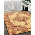 thumbnail image 2 of Ahgly Company Indoor Rectangle Abstract Orange Abstract Area Rugs, 8' x 10', 2 of 6