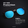 thumbnail image 2 of YIXIGGC Polarized Sunglasses for Men and Women Semi-Rimless Frame Driving Sun glasses UV Blocking DYF329-1502, 2 of 6